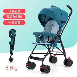 Baby Stroller Sitting Lying Lightweight Folding Baby Children Hand Push Umbrella Car aXIl