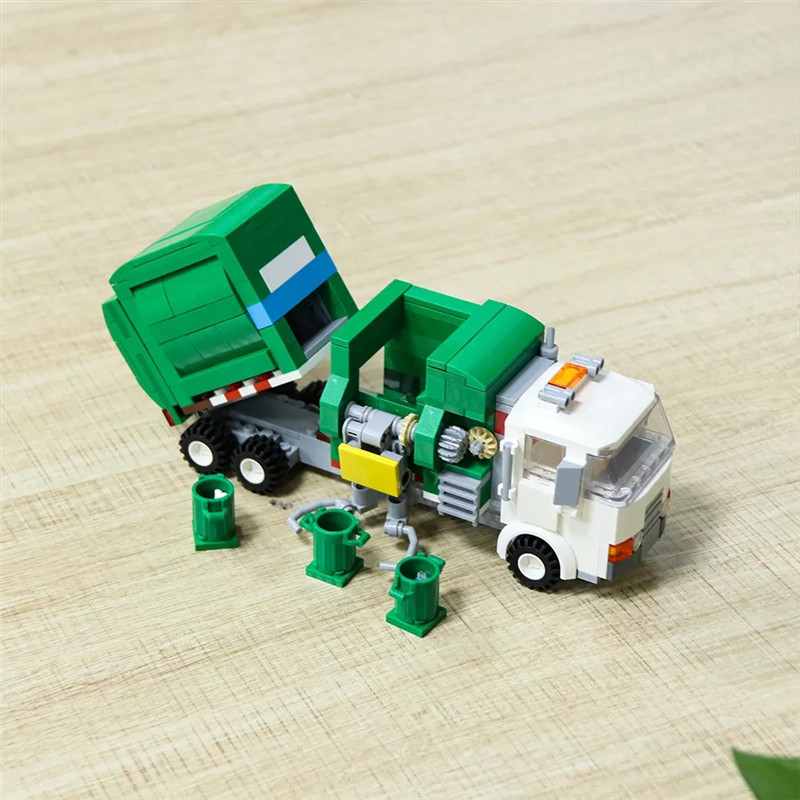 lego green truck