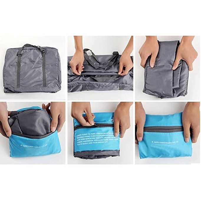 32L Foldable Travel Luggage Bag Big Size Folding Carry-on Holdall Duffle bag Foldable Suitcase Wheeled Travel Bag