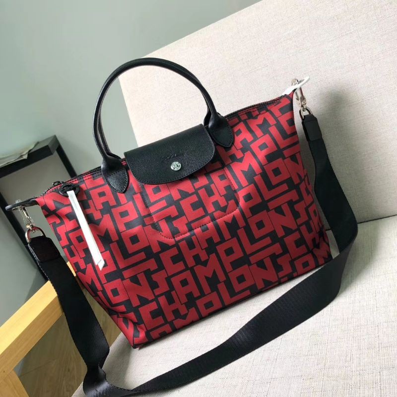 long champ bag red