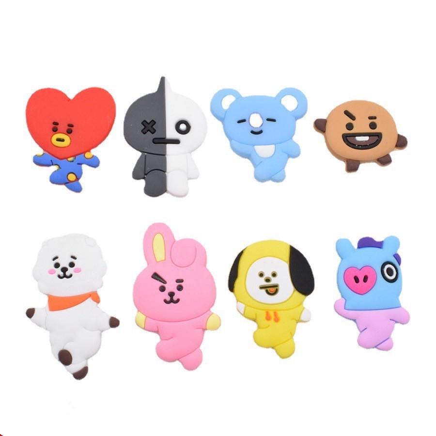 BTS Crocs Jibbitz BTS BT21 Charms Stitch Crocs Jibbitz Multicolor Crocs Jibbitz Charms Shopee