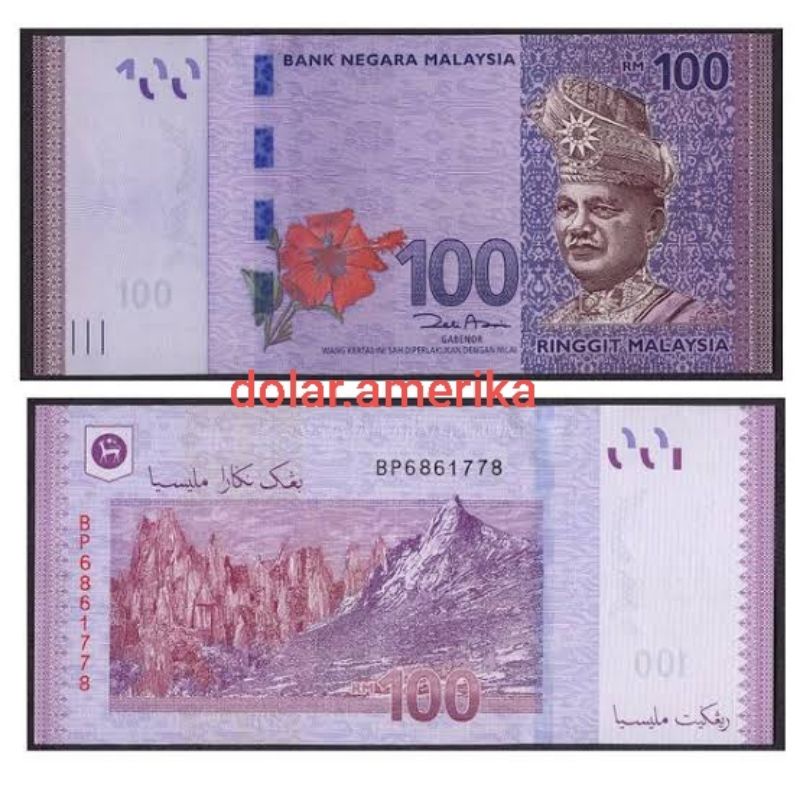 100 Original Malaysia Ringgit Is Not American Dolar Dolar Usd Sgd Euro Poundsterling Gold Shopee Singapore