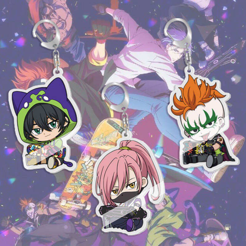 Cute Keychain Anime SK8 the Infinity LANGA REKI SK EIGHT Keychain