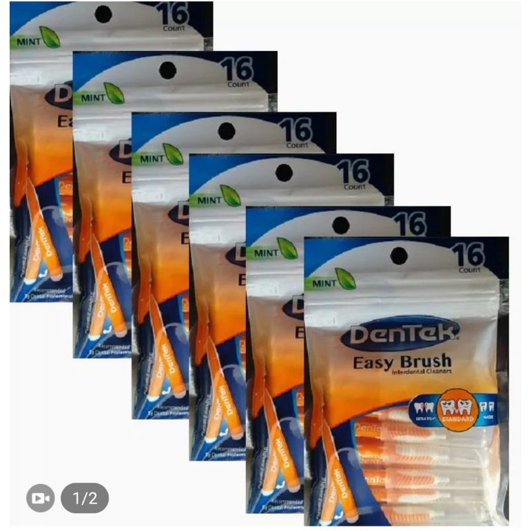 Dentek interdental brush 0.7mm tapered (fast shipping SG stock