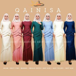  7 WARNA QAINISA BAJU  KURUNG  MODEN  RAYA NIKAH TUNANG 