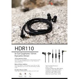 nakamichi hdr110 wired earphones