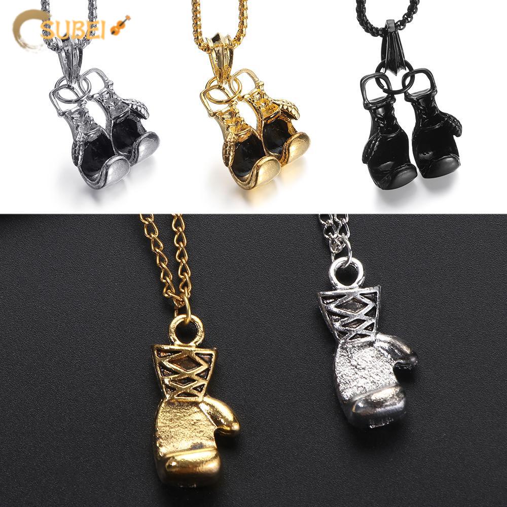 men's boxing glove pendant