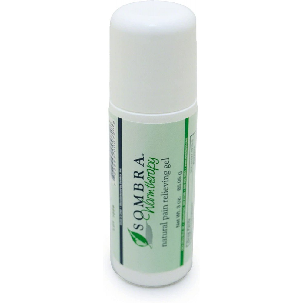 Sombra Warm Therapy Natural Pain Relieving Gel Roll On, 3Ounce