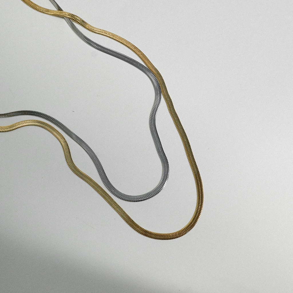 Our Olivka Herringbone Chain Shopee Singapore