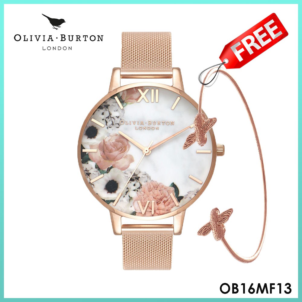 olivia burton watch and bracelet set