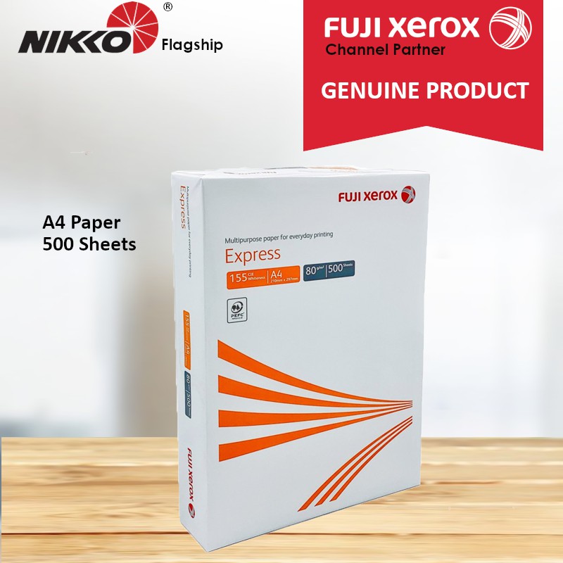 Fuji Xerox A4 80g Paper 1 Ream 1 Pack 500 Sheets Express 80gsm A4 Paper Copy Paper Print Paper