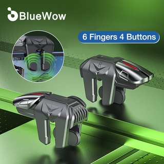 BlueWow G21 Mobile Game Trigger for PUBG Controller Gamepad Joystick Aiming Shooting L1R1 Button for i--Phone Android