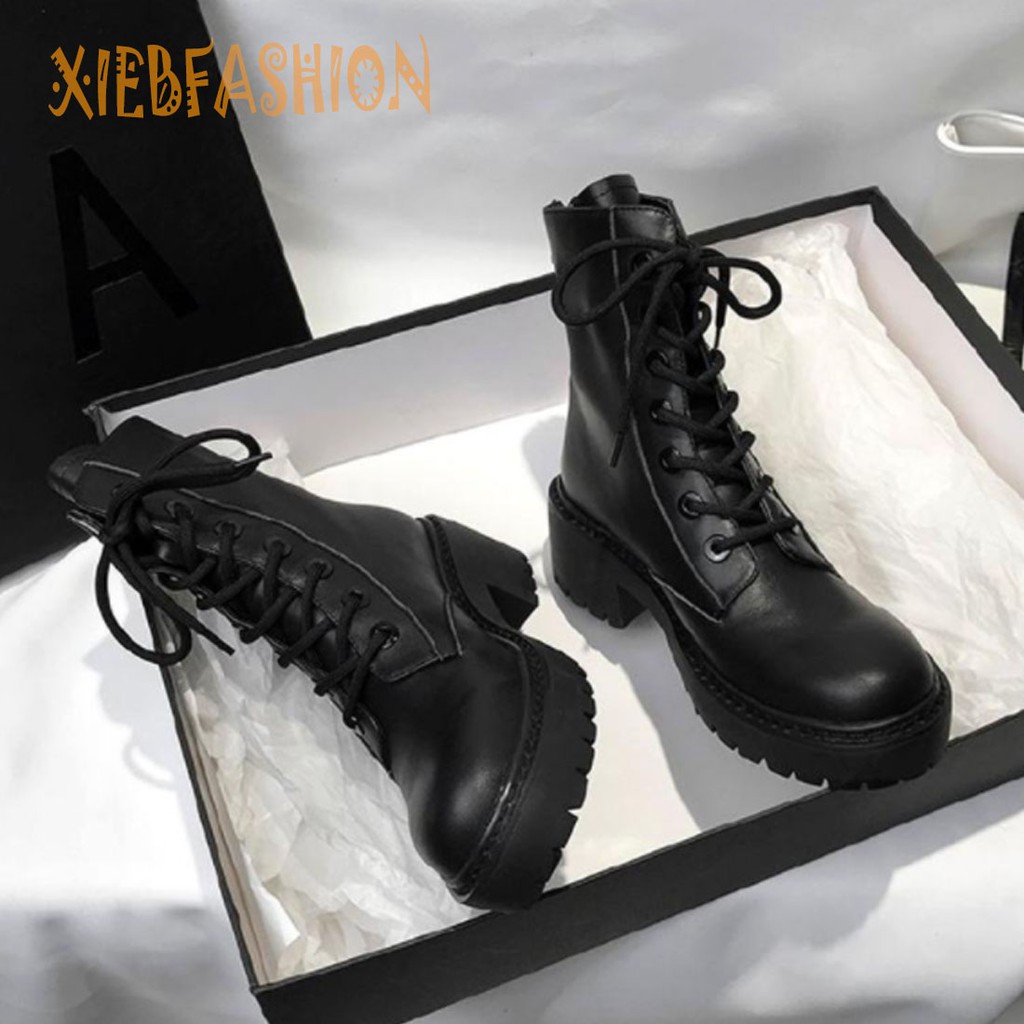 stylish black boots