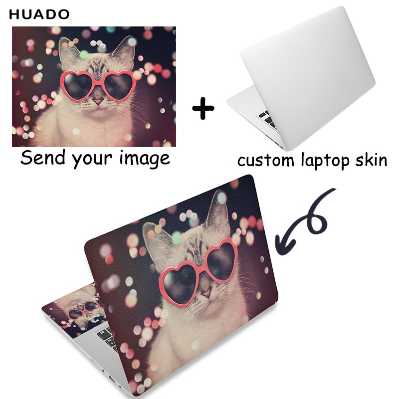 Decorative Waterproof Removable Cool Wolf Free 2 Wrist Pad Included Laptop Skin Sticker Decal,12 13 13.3 14 15 15.4 15.6 inch Laptop Vinyl Skin Sticker Cover Art Protector Notebook PC 