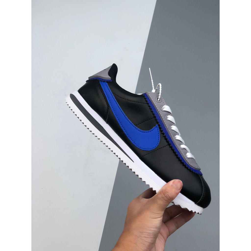 nike cortez blue white