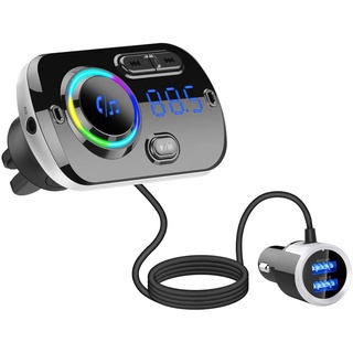 Bluetooth Car FM Transmitter,HIDOU Bluetooth 5.0 Car Radio Adapter Receiver