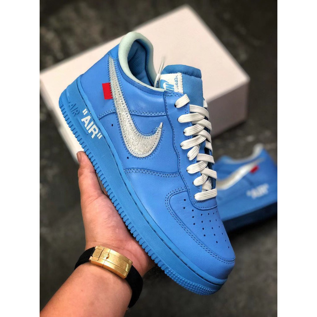 nike off white air force 1 blue