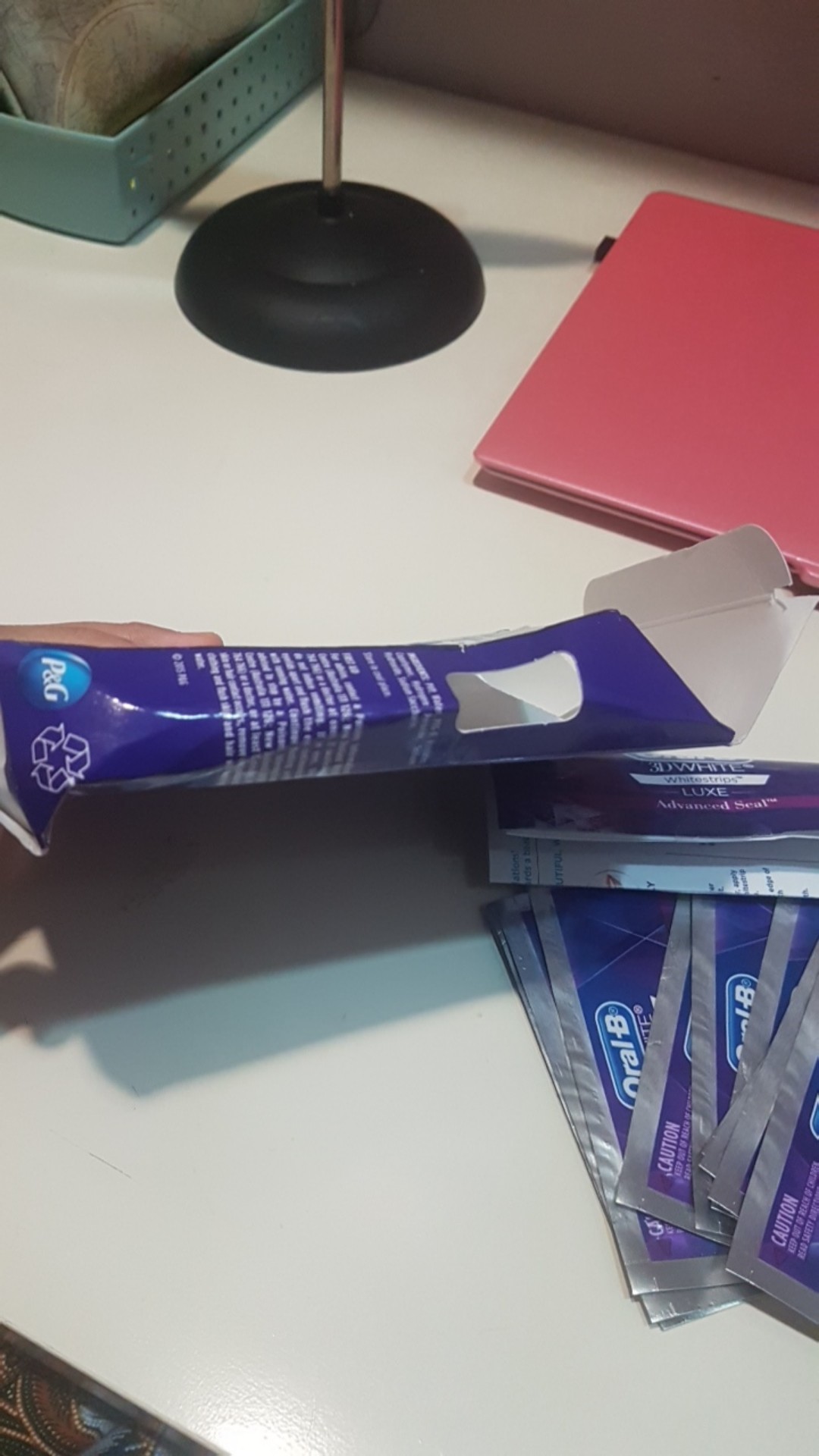 Oral B 3d White Luxe Advance Seal 14 Whitening Treatments Shopee Singapore