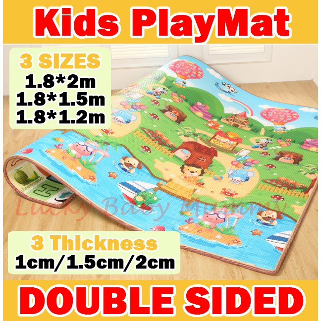 2cm/1.5cm Waterproof Kids Playmat/One Piece Playmat Shopee Singapore