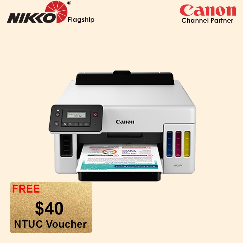 [Local Warranty] Canon MAXIFY GX5070 Refillable Ink Tank Wireless