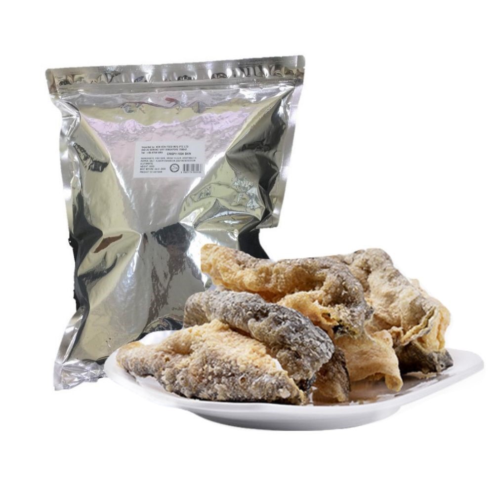 dried fish skin snack