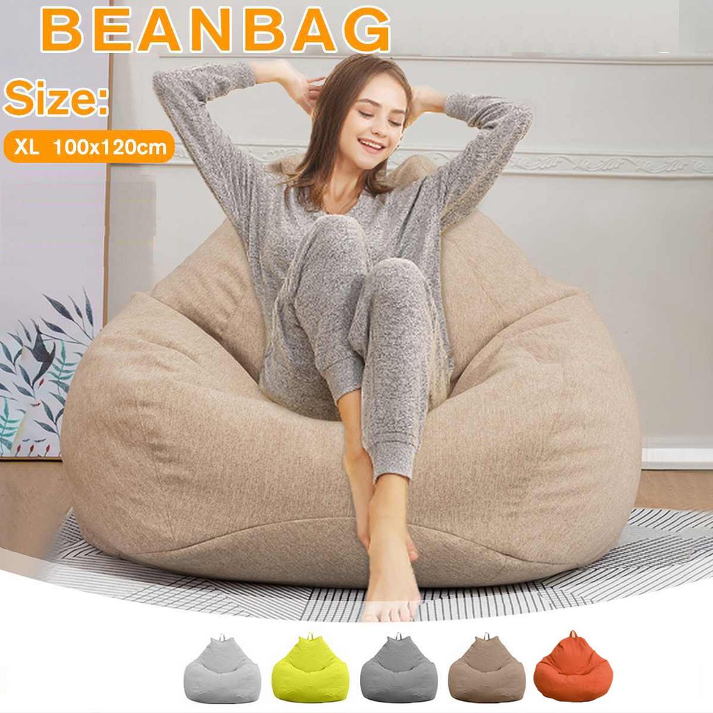 adults lazy bean bag sofa chair beanbag cushion with filling beans