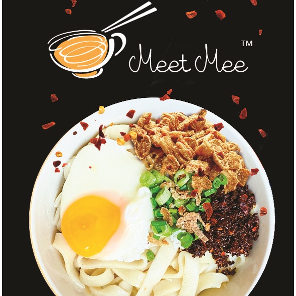 Chili Pan Mee 辣椒板面 Meet Mee Best Seller 热卖with Fried Fish Cakes Spicy Dried Chili 附有鱼香酥与干辣椒 Shopee Singapore