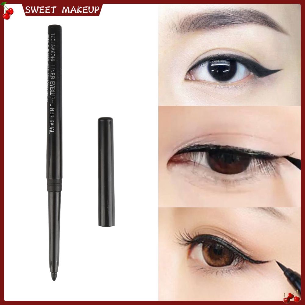 Sweet Automatic Rotating Eyeliner Party Make Up Waterproof Eyeliner Eyebrow Long Lasting Shopee Singapore