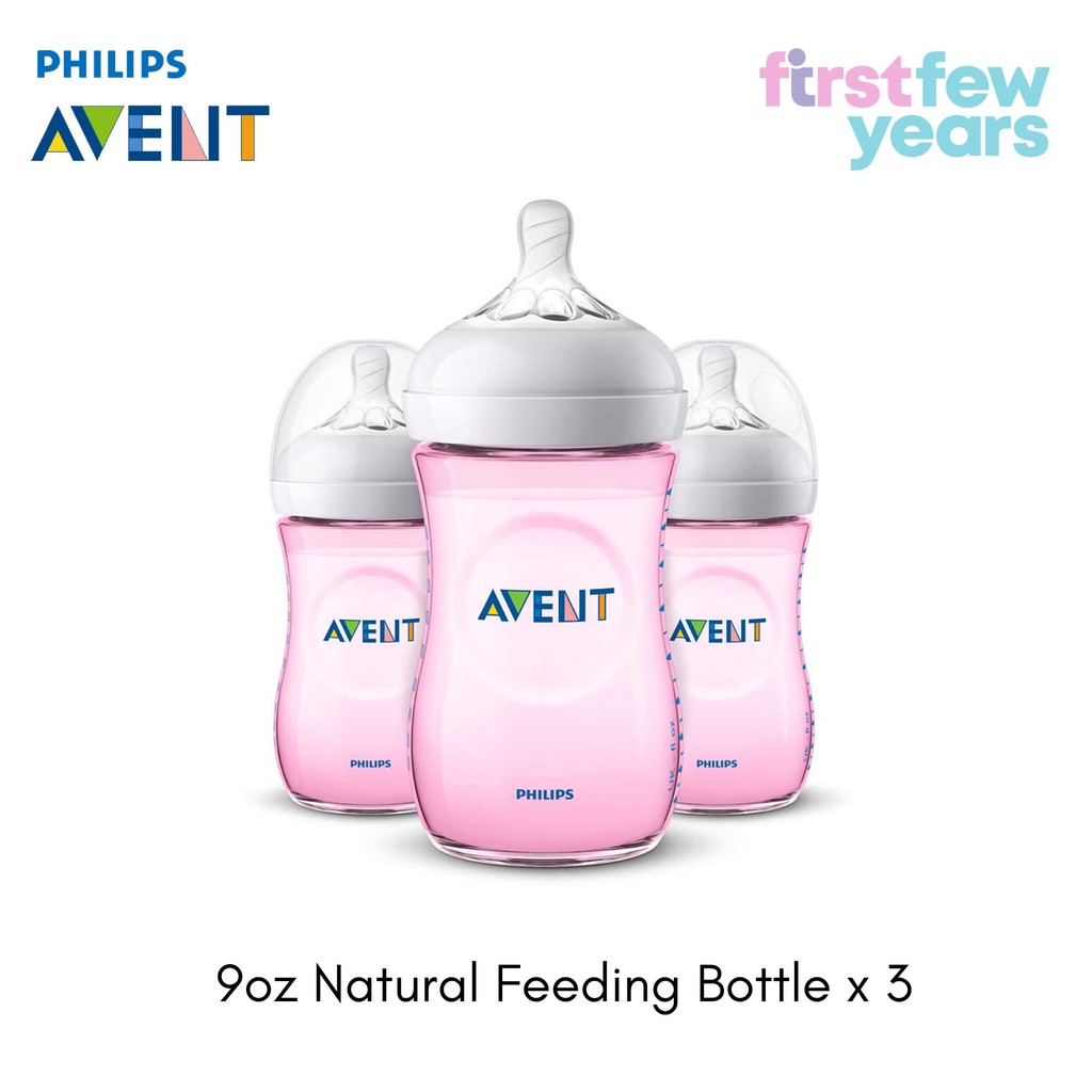 philips avent pink bottles