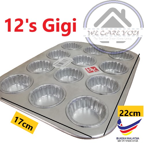 aluminium cupcake mould