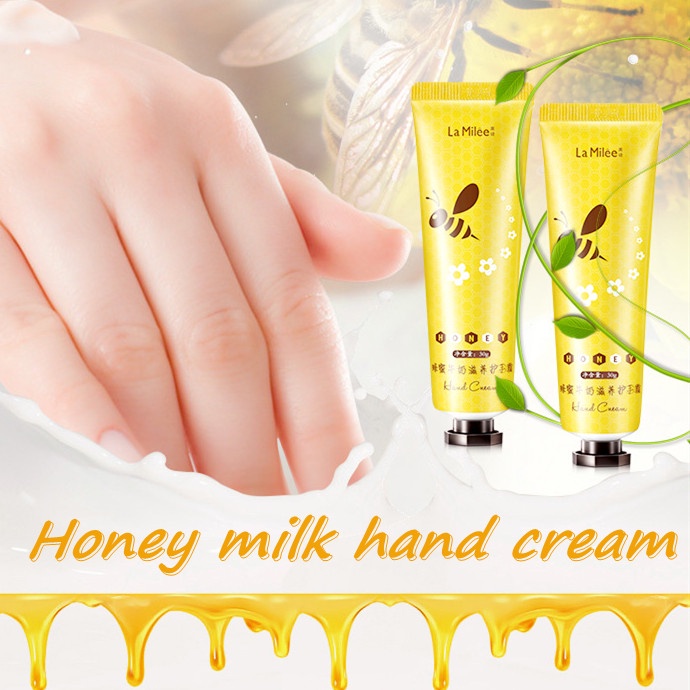 Honey milk Moisturizing whitening hand cream 30g Shopee Singapore