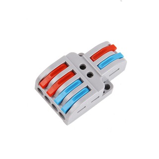 5 Pcs LT-422/623 Wire Connector 2 In 4/6 Out Wire Splitter Terminal Electrico Block Compact Wiring Splicing Conector #2