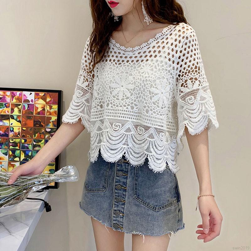 crochet lace top