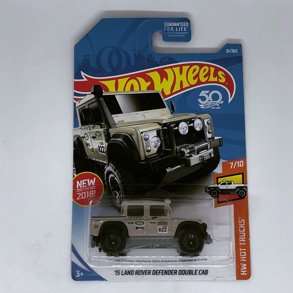 hot wheels land rover defender double cab