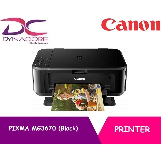 black wireless printer