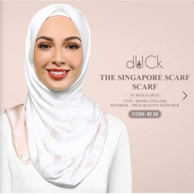 The Singapore scarf by Duck scarves  Shopee Singapore