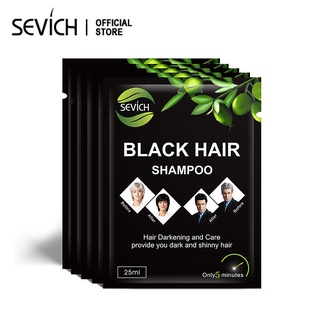 Sevich Hair Dye Fast Hair Dye Shampoo Hair Color 25ml 5pcs Shopee Singapore