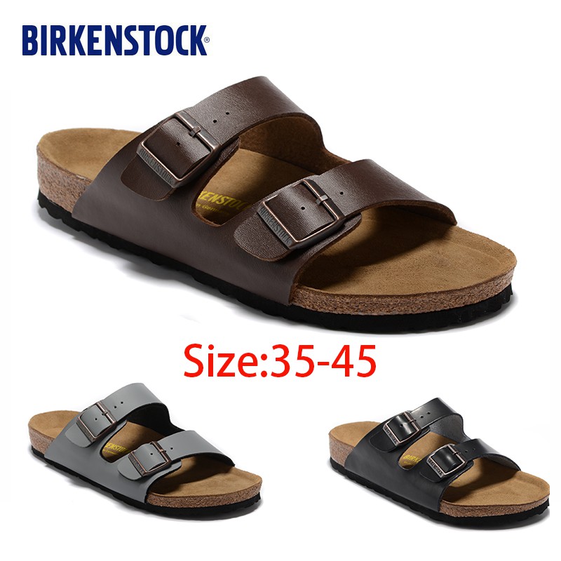 birkenstock arizona brown leather