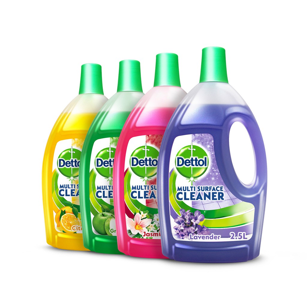 Dettol In Disinfectant Multi Surface Cleaner L Citrus Lavender Green Apple Jasmine