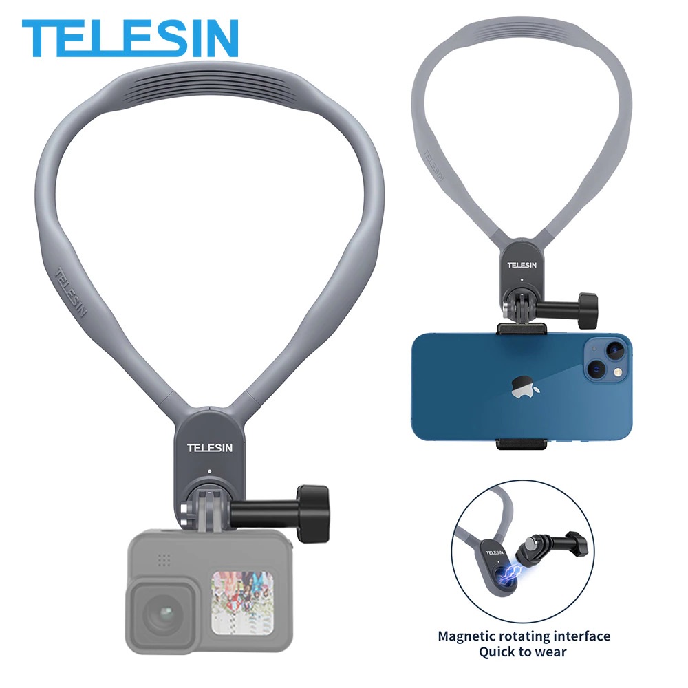 TELESIN Quick Release Neck Mount For Action Cameras (2.0 - View #9