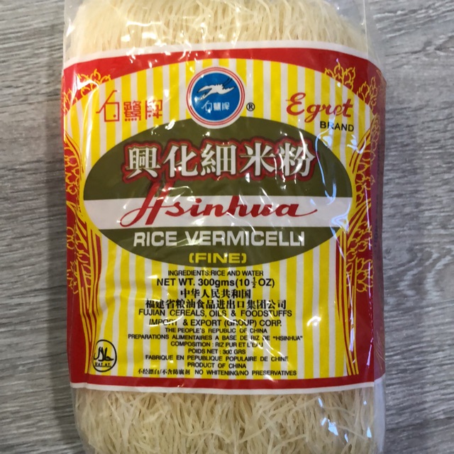 The Beige Powder Fine White Skinny 300g Hsinhua Rice Vermicelli Fine Shopee Singapore