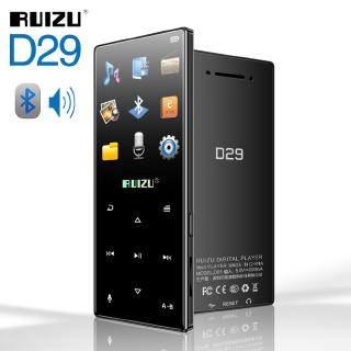 RUIZU D29 Bluetooth MP3 Player Portable Audio 8GB Music Player with Built-in Speaker Support FM,Recording,E-Book,Clock,Pedometer