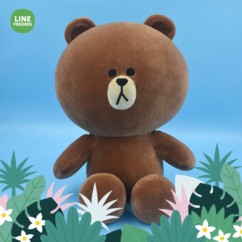 line bear plush