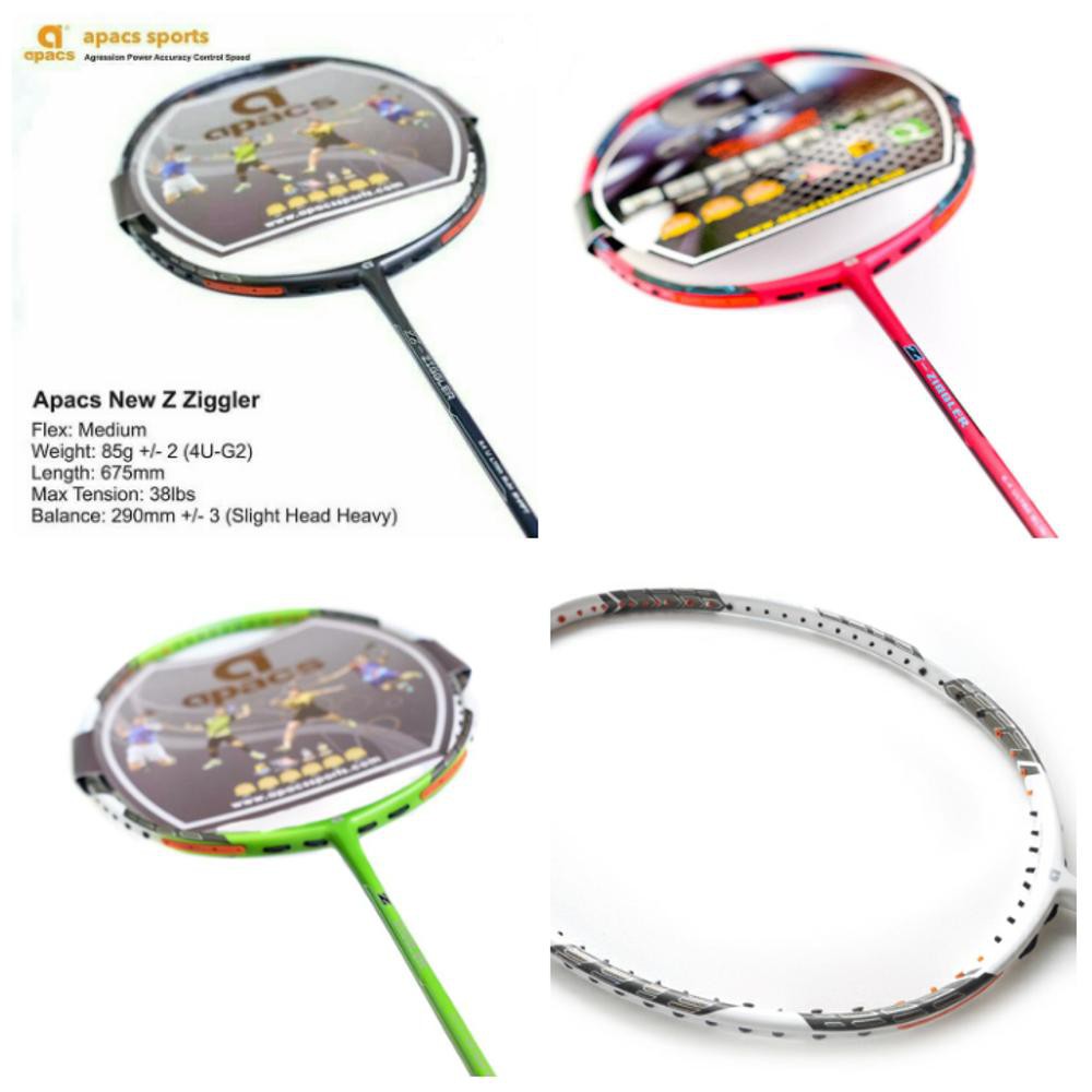 apacs z ziggler badminton racket