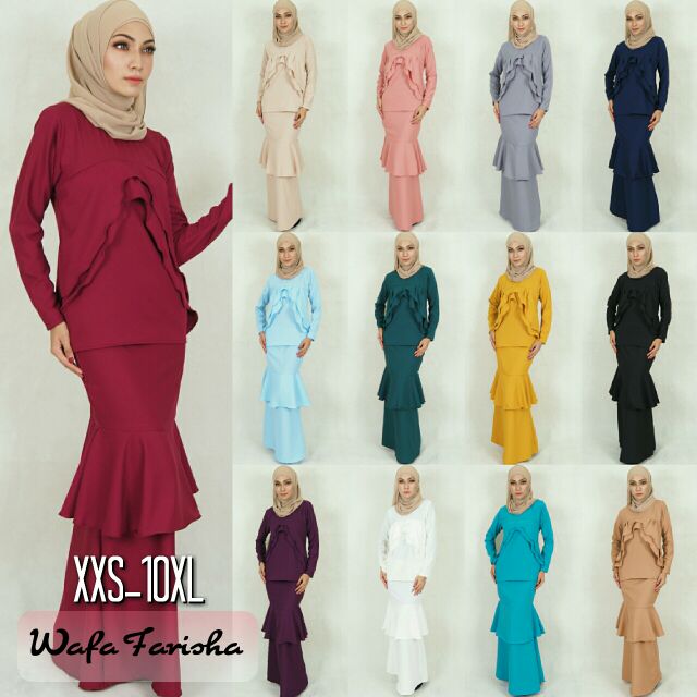 XXS 10XL  ZAKHAMIA BAJU  KURUNG  PLAIN MODEN  MODERN PLUS 