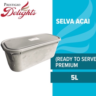 Selva Organic Acai Ready to Serve 5L Tub - Premium