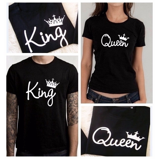 maglietta king e queen