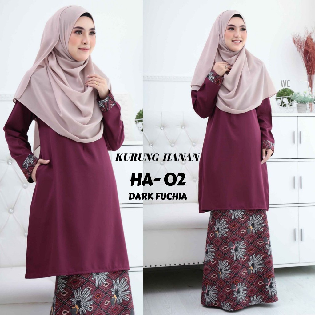 Baju Kurung Model Warna Unggu