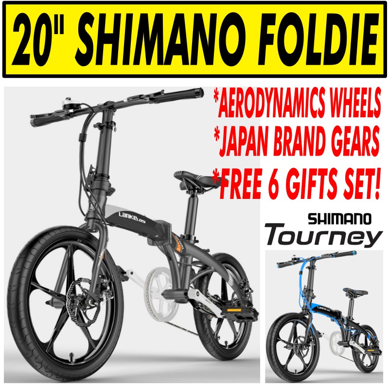 20 inch Shimano Foldie Folding Bicycle Bike Foldable Lankeleisi QF600