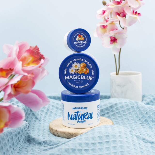 Shop Malaysia Magic Blue Hair Pomade 15gm Travel Tester Shopee Singapore